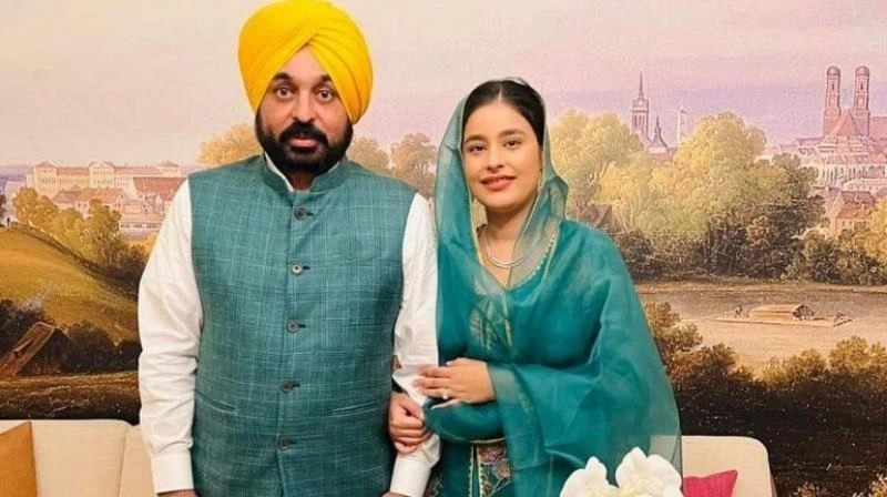 bhagwant mann wife
