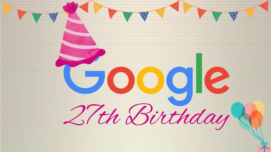 Google का 27वां जन्मदिन